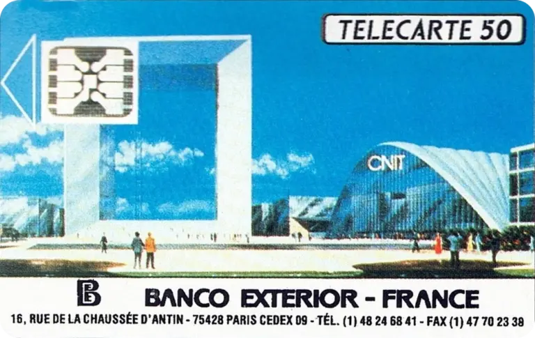 Télécarte Banco Extérior