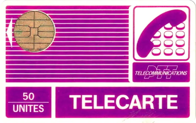Télécarte pyjama violette