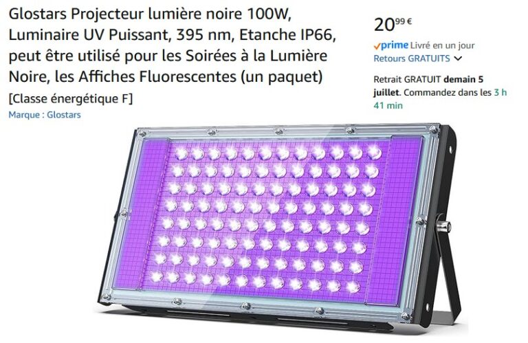 RetroBright Lampe UV Amazon