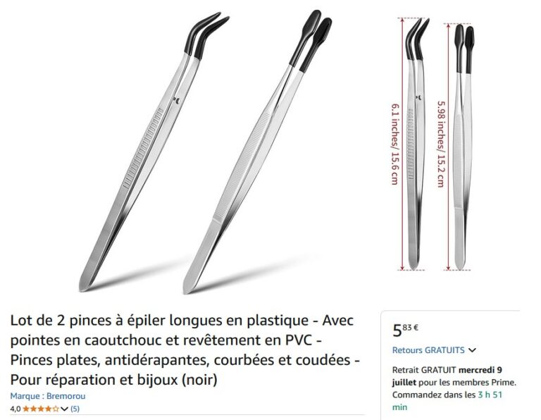 RetroBright Pinces Amazon