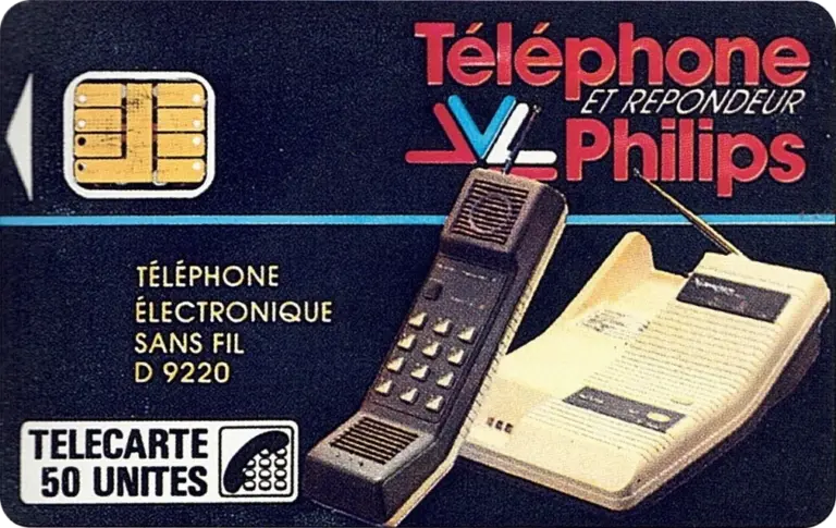 Télécarte Tél et répondeur Philips