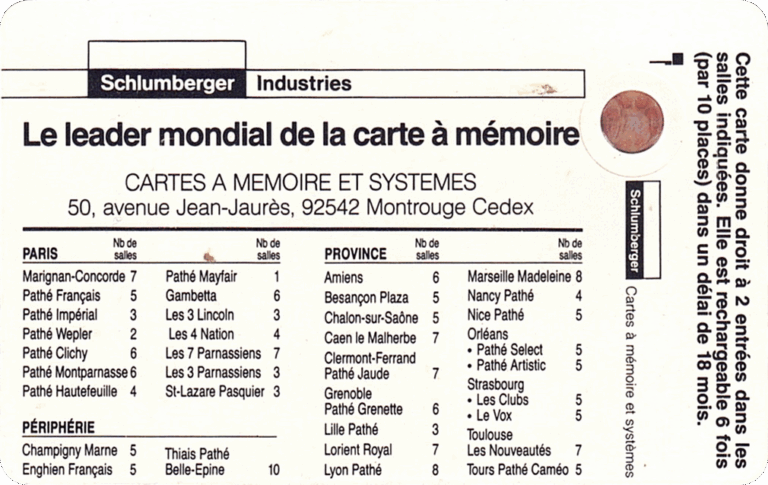 Coq Sch vous offre 2 places